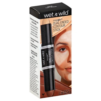 Wet N Wild MegaGlo Dual-Ended Makeup Stick Contour Light/Medium - 0.28 Oz