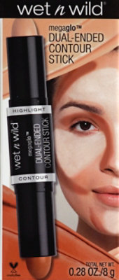 Wet N Wild MegaGlo Contour Stick Dual-Ended Medium Tan 752A - 0.28 Oz - Image 2