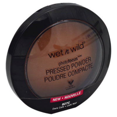 Wet N Wild Photo Focus Pressed Powder Dark Cafe - 0.26 Oz