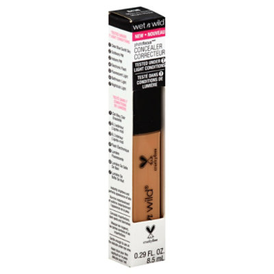 Wet N Wild Photo Focus Concealer Medium Peach - 0.29 Fl. Oz.