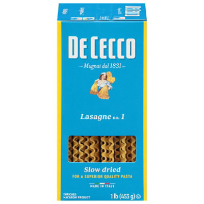 De Cecco Pasta No. 1 Lasagne Box - 1 Lb - Image 3