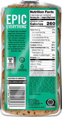 Daves Killer Bread Everything Bagel Organic 5 Count - 16.75 Oz - Image 6