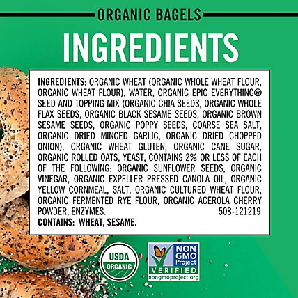 Daves Killer Bread Everything Bagel Organic 5 Count - 16.75 Oz - Image 5