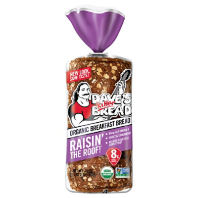Dave's Killer Bread Organic Cinnamon Raisin The Roof Bread- 18 Oz