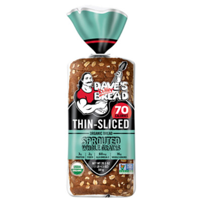 Daves Killer Bread Sprouted Whole Grains Thin-Sliced Whole Grain Organic Bread 20.5 Oz Loaf - Image 3