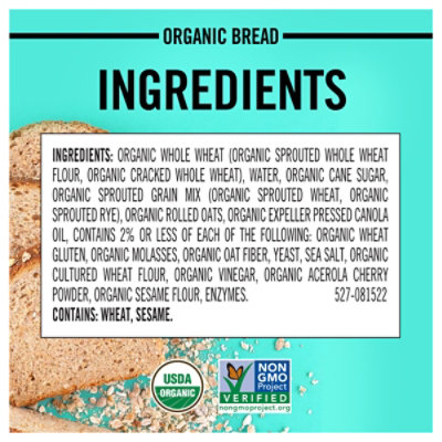 Daves Killer Bread Sprouted Whole Grains Thin-Sliced Whole Grain Organic Bread 20.5 Oz Loaf - Image 4