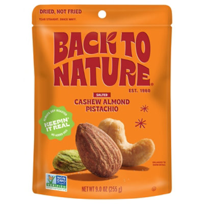 back to NATURE Cashew Almond Pistachio - 9 Oz - Image 1