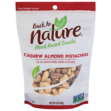 back to NATURE Cashew Almond Pistachio - 9 Oz - Image 1