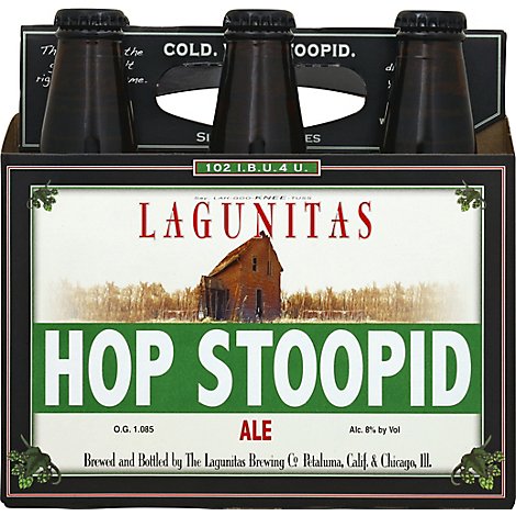  Lagunitas Beer Hop Stoopid Ale Bottle - 6-12 Fl. Oz. 