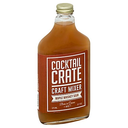 Cocktail Crate Mixer Whiskey Maple Sour - 375 Ml - Image 1