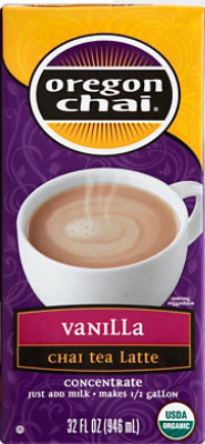 Oregon Chai Chai Tea Latte Concentrate Vanilla - 32 Fl. Oz. - Image 2