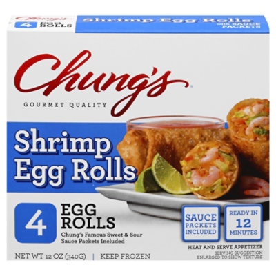 Chungs Egg Rolls Shrimp - 8 Oz - Image 3