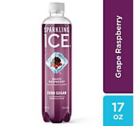 Sparkling Ice Grape Raspberry Sparkling Water 17 fl. oz. Bottle
