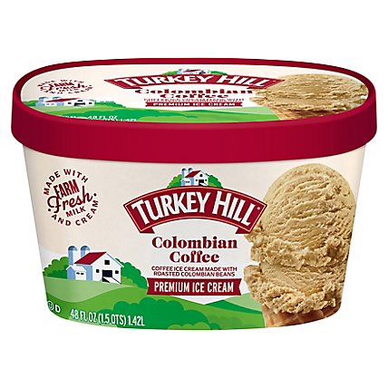 Turkey Hill Ice Cream Colombian Coffee - 48 Fl. Oz. - Image 1