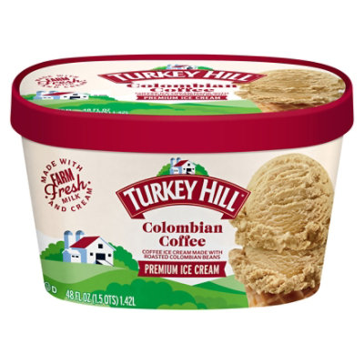 Turkey Hill Ice Cream Colombian Coffee - 48 Fl. Oz.