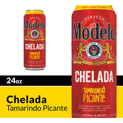 Modelo Chelada Tamarindo Picante Mexican Import Flavored Beer 3.2% ABV Can - 24 Fl. Oz.