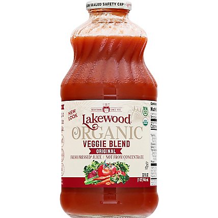 Lakewood Organic Juice Fresh Blends Super Veggie - 32 Fl. Oz. - Image 2