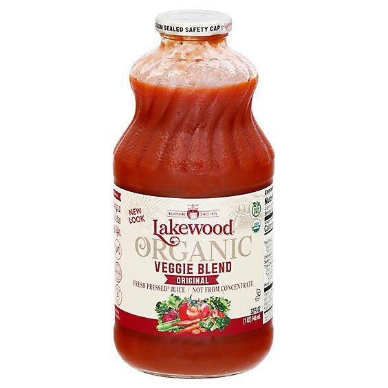 Lakewood Organic Juice Fresh Blends Super Veggie - 32 Fl. Oz.