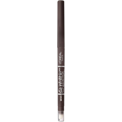 L'Oreal Paris Infallible Never Fail Brown Pencil Eyeliner with Built in Sharpener - 0.008 Oz - Image 3