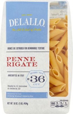 DeLallo Pasta No. 36 Penne Rigate Bag - 16 Oz - Image 2