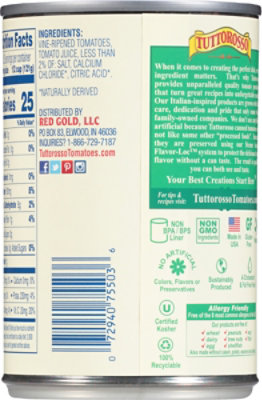 Tuttorosso Tomatoes Diced Petite - 14.5 Oz - Image 5