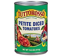 Tuttorosso Tomatoes Diced Petite - 14.5 Oz