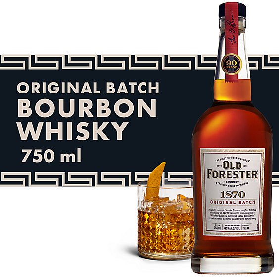Old Forester Whiskey Row Series 1870 Original Batch Kentucky Straight Bourbon Whisky - 750 Ml