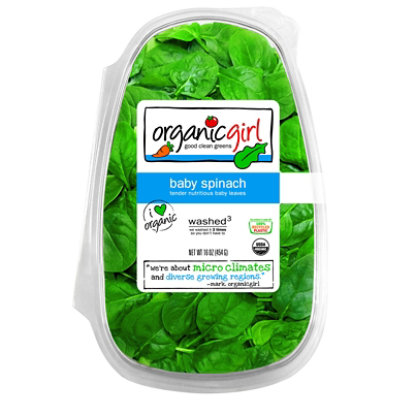 Organicgirl Baby Spinach - 16 Oz