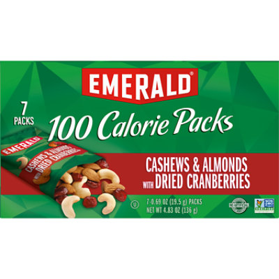 Emerald 100 Calorie Packs Cashews & Almonds with Dried Cranberries - 7-0.69 Oz - Image 9