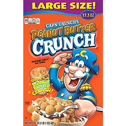 Capn Crunch Cereal Peanut Butter Crunch - 17.1 Oz - Image 2