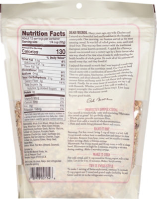 Bob's Red Mill Fruit & Seed Hot or Cold Muesli Cereal - 14 Oz - Image 5