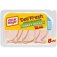 Oscar Mayer Deli Fresh Oven Roasted Turkey Breast Sliced Lunch Meat Tray - 8 Oz - Image 3