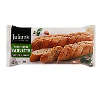 Julians Recipe Butter & Garlic Baguette Traditional - 12.35 Oz