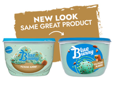 Blue Bunny Ice Cream Pistachio Almond - 48 Fl. Oz. - Image 5