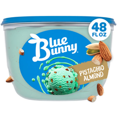Blue Bunny Ice Cream Pistachio Almond - 48 Fl. Oz.