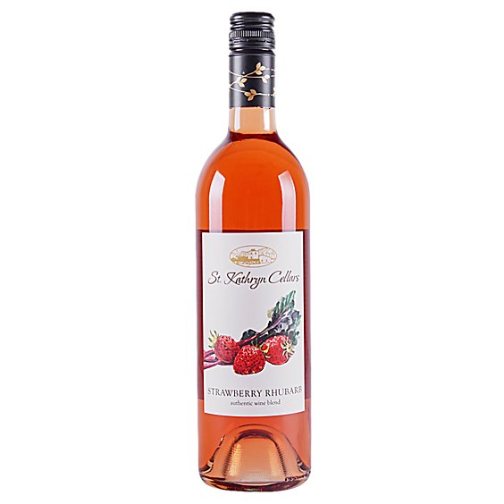 St Katherines Strawberry Rhubarb Wine - 750 Ml