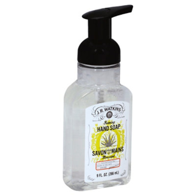 J.R. Watkins Naturals Hand Soap Foaming Aloe & Green Tea Scent - 9 Fl. Oz. - Image 1