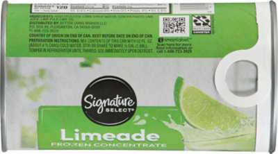 Signature SELECT Frozen Concentrate Limeade - 12 Fl. Oz. - Image 5