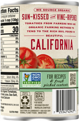 Muir Glen Tomatoes Organic Diced Petite - 14.5 Oz - Image 6