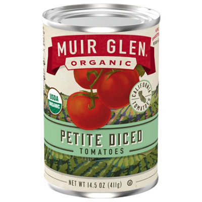 Muir Glen Tomatoes Organic Diced Petite - 14.5 Oz - Image 1