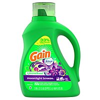 Gain Plus Aroma Boost Laundry Detergent Liquid Moonlight Breeze - 100 Fl. Oz. - Image 1