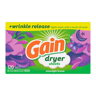 Gain Dryer Sheets Moonlight Breeze - 120 Count - Image 8