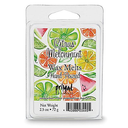 Primal Elements Citrus Melonmint Wax Melt - 2.5 Oz - Image 1