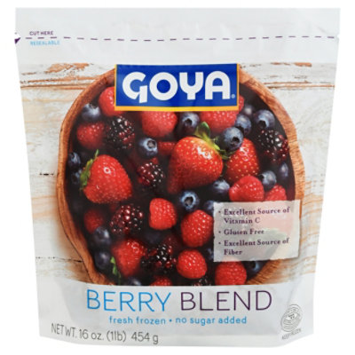 Goya Fruta Berry Blend Fresh Frozen No Sugar Added - 16 Oz