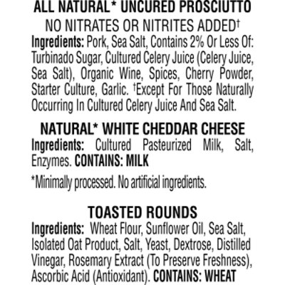 Hillshire Snacking Small Plates Prosciutto with White Cheddar Cheese - 2.4 Oz - Image 4