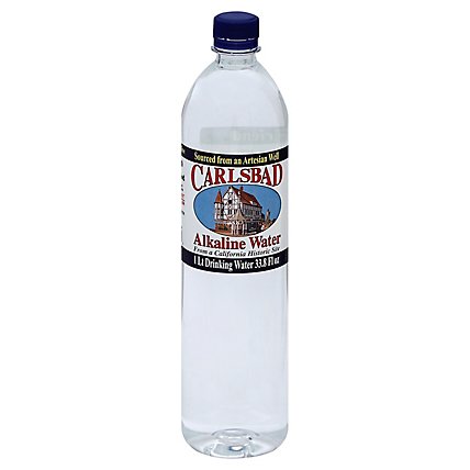 Carlsbad Alkaline Water - 33.8 Fl. Oz. - Image 1