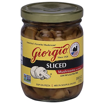 Giorgio Mushrooms Sliced - 6 Oz - Image 2