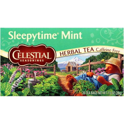 Celestial Seasonings Sleepytime Herbal Tea Bags Caffeine Free Mint 20 Count - 1 Oz - Image 2