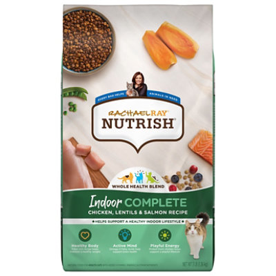 Rachael Ray Nutrish Dry Cat Food Super Premium Chicken with Lentils & Salmon Recipe 3 Lb safeway