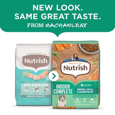 Nutrish Indoor Complete Chicken Lentils & Salmon Recipe Dry Cat Food - 3 Lb - Image 3